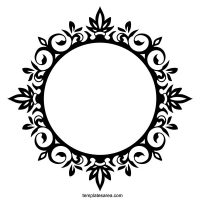 Free Floral Circle Border Vector: Elevate Your Design Projects ...