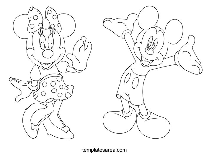 minnie mouse printable cutouts