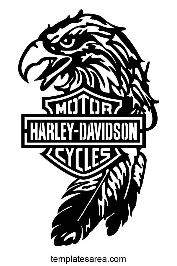 Ignite your passion for Harley-Davidson with our free eagle logo files. Download in SVG, PDF, and PNG vector graphic formats today!