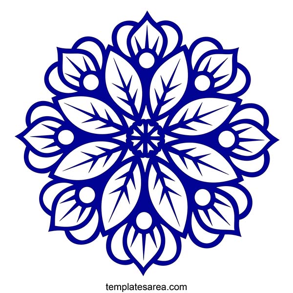 Free Lotus Flower Mandala SVG Cut File: Download for Cricut and